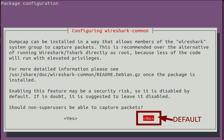 configurar usuarios no superusuarios para usar Wireshark
