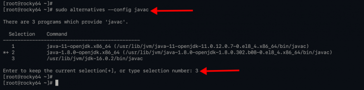 Configurar la versión predeterminada de Javac