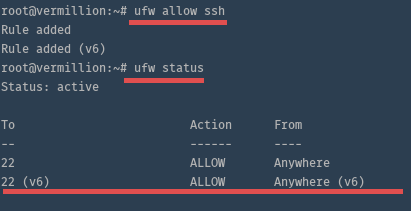 Permitir SSH en UFW