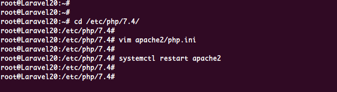 Configurar PHP 7.4 en el sistema Ubuntu