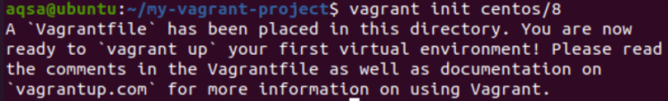 Cree una máquina virtual CentOS 8 usando Vagrant