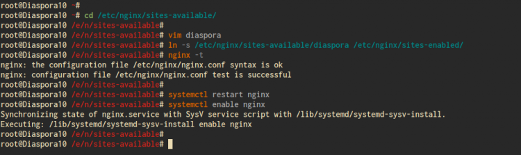 Configure Nginx como un proxy inverso para la diáspora