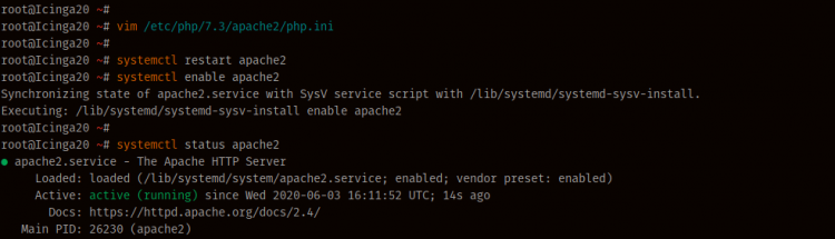 Instalar y configurar paquetes Apache y PHP