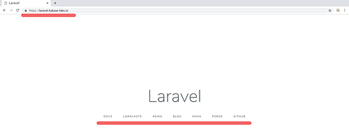 Laravel con Docker instalado correctamente