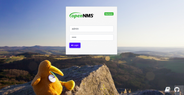 Interfaz web OpenNMS