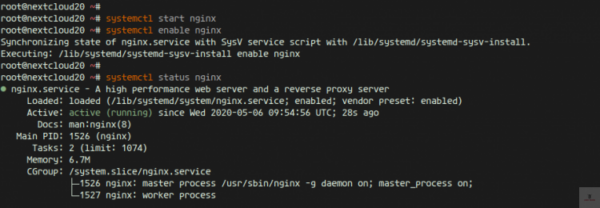 Instalar el servidor web Nginx