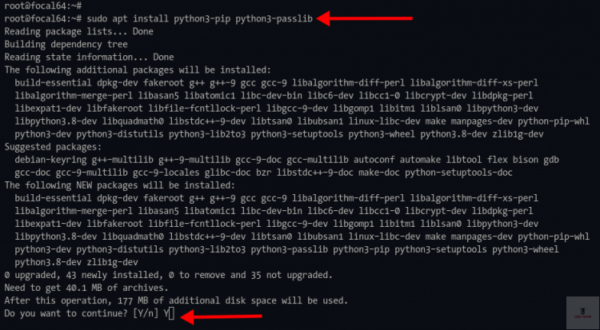 Instale la biblioteca Python Pip y Passlib