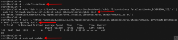 Agregar repositorio podman ubuntu 20.04